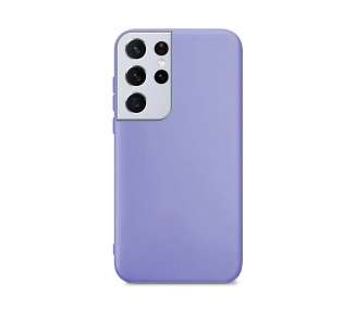 Funda Silicona Suave Compatible con Samsung S21 Ultra con Cámara 3D