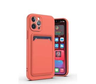 Funda Silicona Suave con Tarjetero Compatible con Samsung S21 Plus con Cámara 3D