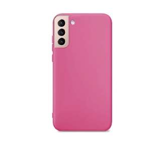 Funda Silicona Suave Compatible con Samsung S21 con Cámara 3D