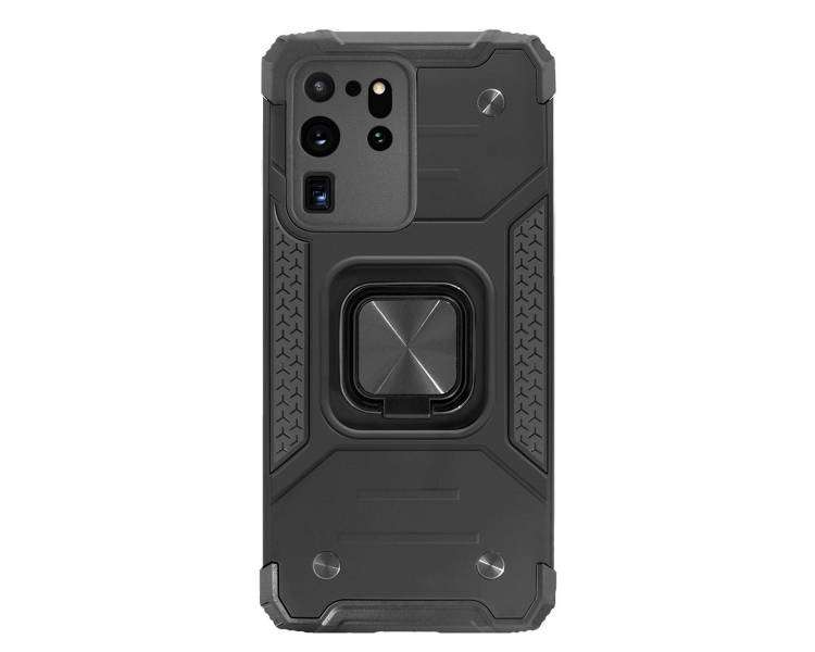 Funda Antigolpe Armor Compatible con Samsung Galaxy S20 Ultra Imán y Anilla