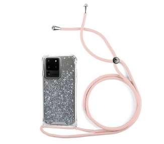 Funda Gel transparente con Cordón Compatible para Samsung S20 Ultra