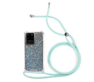 Funda Gel transparente con Cordón Compatible para Samsung S20 Ultra