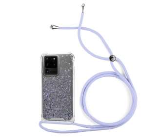 Funda Gel transparente con Cordón Compatible para Samsung S20 Ultra