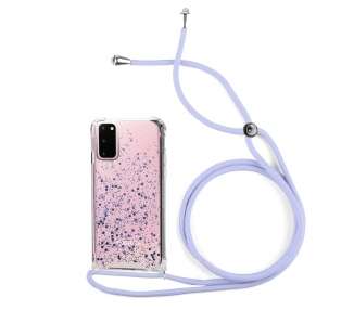 Funda Gel transparente con Cordón Compatible para Samsung S20