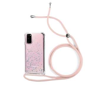 Funda Gel transparente con Cordón Compatible para Samsung S20