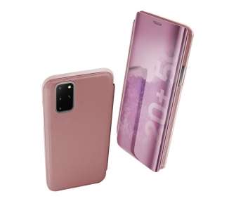 Funda Flip con Stand Compatible para Samsung Galaxy S20 Plus Clear View