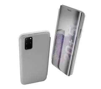 Funda Flip con Stand Compatible para Samsung Galaxy S20 Plus Clear View