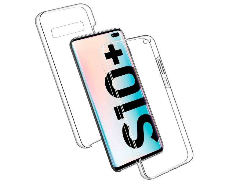 Funda Doble Compatible con Samsung Galaxy S10 Plus Silicona  Delantera y Trasera