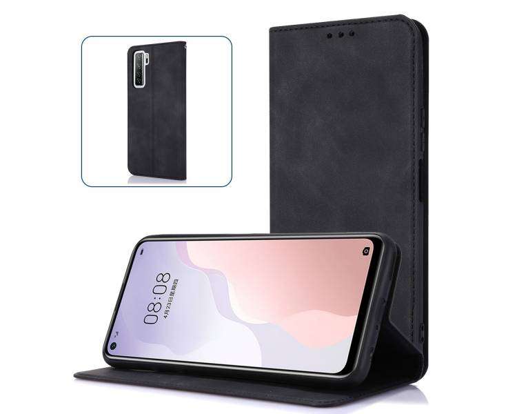 Funda Tapa con Tarjetero Compatible con Samsung Galaxy S9 Polipiel