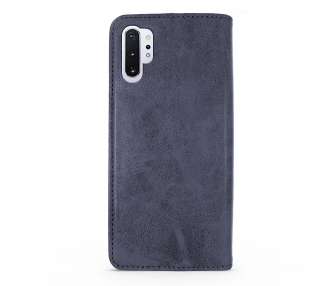 Funda Tapa con Tarjetero Compatible con Samsung Galaxy Note 10 Plus Polipiel