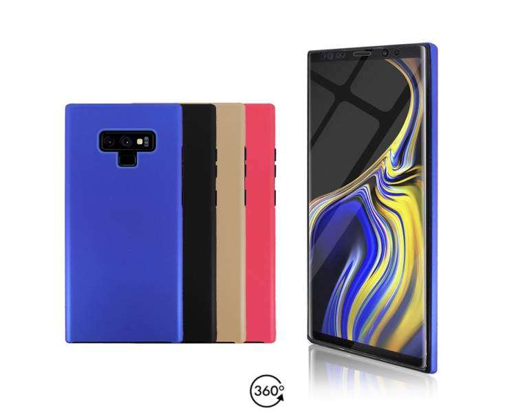 Funda Doble para Samsung Galaxy NOTE 9 Silicona Delantera y Trasera 360