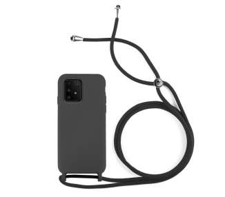 Funda suave con Cordón Compatible con Samsung Galaxy A91,S10 Lite