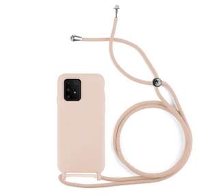 Funda suave con Cordón Compatible con Samsung Galaxy A91,S10 Lite