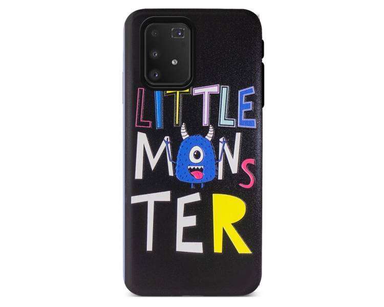 Funda Gel Doble Capa Compatible para Samsung Galaxy A91,S10 - Monster