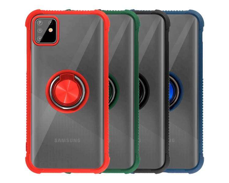 Funda Antigolpe Compatible con Samsung Galaxy A81,Note 10 Lite Imán con Anilla