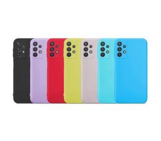 Funda Silicona Suave Compatible con Samsung A73-5G con Cámara 3D