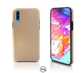 Funda Doble Compatible con Samsung Galaxy A70 Silicona Delantera y Trasera