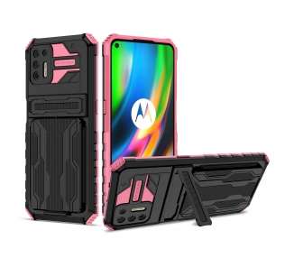 Funda Rock Anti-Golpe Tarjetero y Soporte Compatible con Samsung Galaxy A53-5G