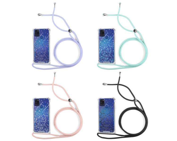 Funda Gel transparente con Cordón Compatible para Samsung A52,A52S