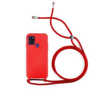 Funda suave con Cordón Compatible con Samsung Galaxy A52-5G