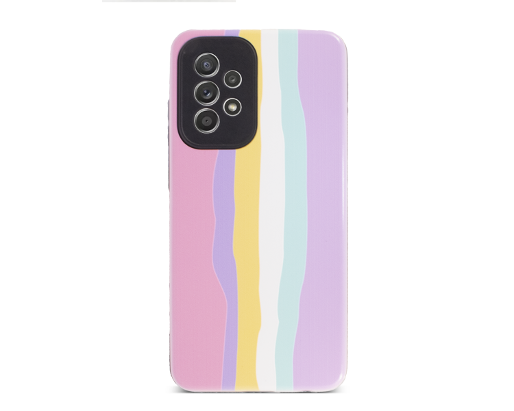 Funda Gel Doble Capa Compatible para Samsung Galaxy A51 - Ralla Rosa