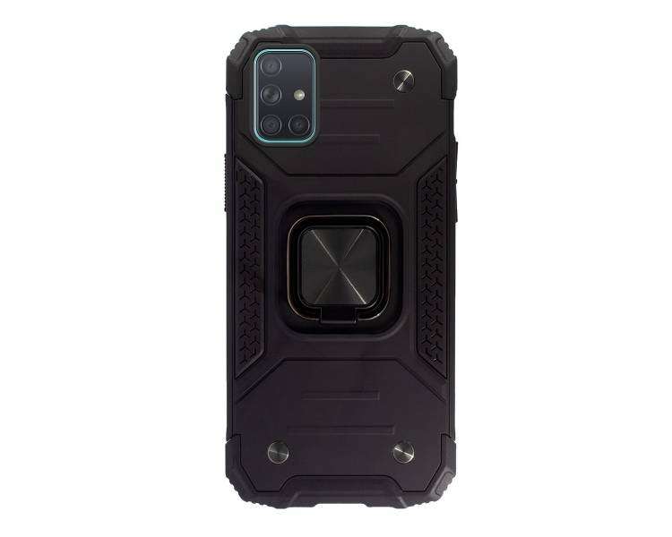 Funda Antigolpe Compatible con Samsung Galaxy A51 con Imán y Soporte Anilla 360º