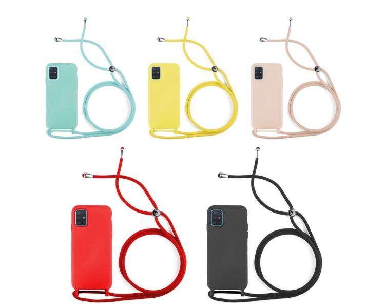 Funda suave con Cordón Compatible con Samsung Galaxy A51