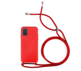 Funda suave con Cordón Compatible con Samsung Galaxy A51