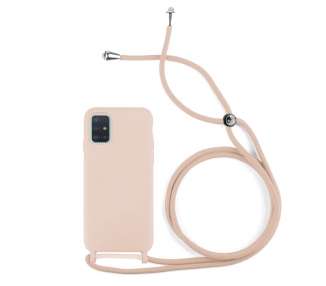 Funda suave con Cordón Compatible con Samsung Galaxy A51