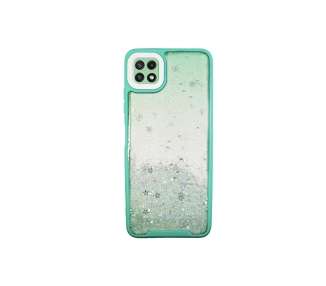 Funda Gel Anti-Golpe de Purpurina Compatible para Samsung A22 5G