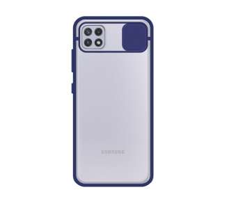 Funda Gel Compatible para Samsung Galaxy A22-5g con cámara Cubierta Deslizante