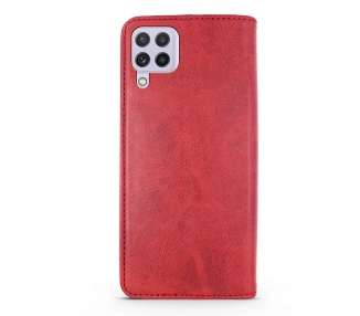 Funda Tapa con Tarjetero Compatible con Samsung Galaxy A22 4G Polipiel