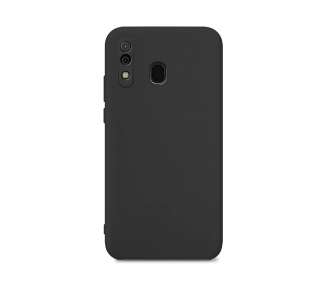 Funda Silicona Suave Compatible con Samsung A20s con Cámara 3D