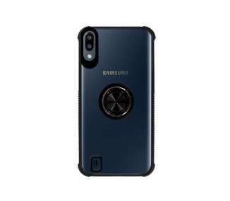 Funda Gel Antigolpe para Samsung Galaxy A11 con Imán y Soporte de Anilla 360º