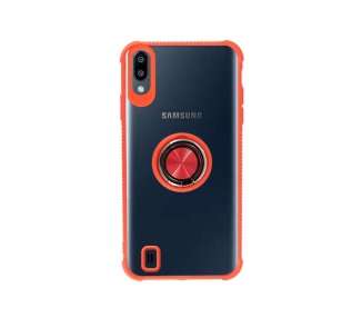 Funda Gel Antigolpe Compatible con Samsung Galaxy A10 , M10 Imán Soporte Anilla