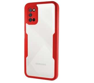 Funda Doble Silicona AntiGolpe Compatible con Samsung Galaxy A03S Delante Detras