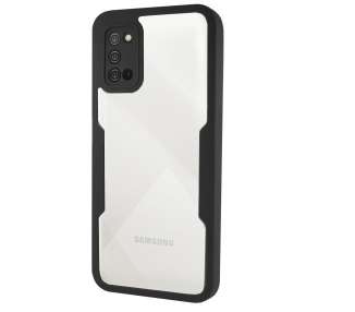 Funda Doble Compatible con Samsung Galaxy A03 Core Silicona Delante Detras