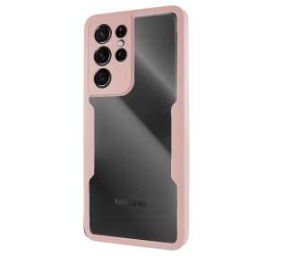 Funda Doble Silicona Anti Golpe Compatible con Samsung Galaxy M52 Delante Detras