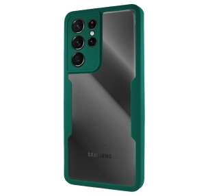 Funda Doble Silicona Anti Golpe Compatible con Samsung Galaxy M52 Delante Detras