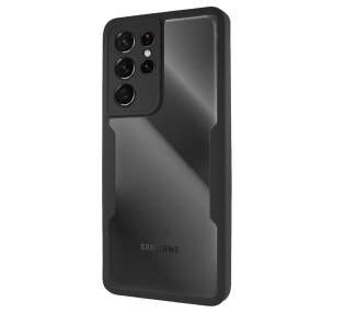 Funda Doble Silicona Anti Golpe Compatible con Samsung Galaxy M52 Delante Detras