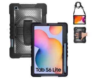 Funda Compatible con Samsung Galaxy Tab S6 Lite Con Correa Anti-Golpes