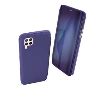 Funda Flip con Stand Compatible para Huawei P40 Lite Clear View