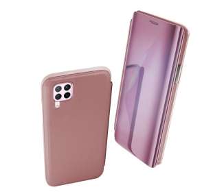 Funda Flip con Stand Compatible para Huawei P40 Lite Clear View