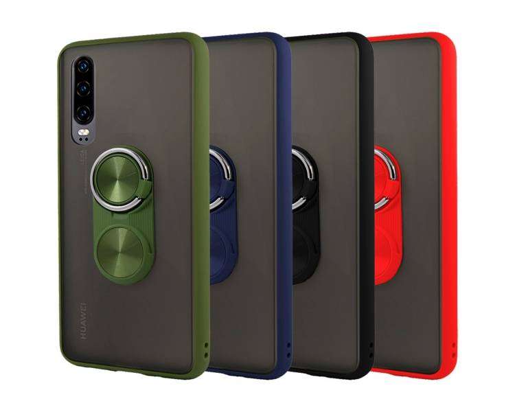 Funda Gel Compatible para Huawei P30 Pop-Case con borde de color