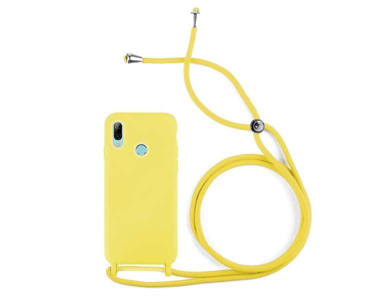 Funda suave con Cordón Compatible con Huawei P30 Lite