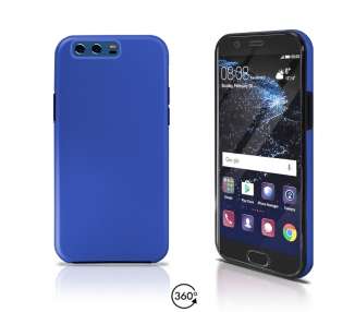 Funda Doble Compatible con Huawei P10 Silicona Delantera y Trasera 360