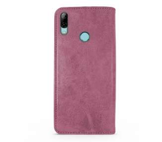 Funda Tapa con Tarjetero Compatible con Huawei P Smart 2019 Polipiel