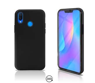 Funda Doble Compatible con Huawei P SMART PLUS Silicona Delantera y Trasera 360