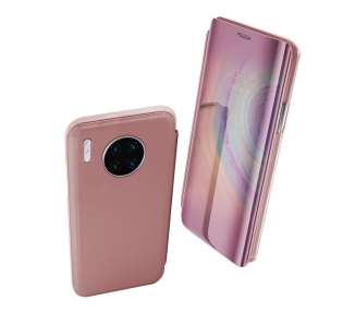 Funda Flip con Stand Compatible para Huawei Mate 30 Pro Clear View