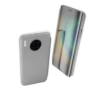 Funda Flip con Stand Compatible para Huawei Mate 30 Pro Clear View